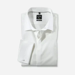 CHEMISE COUPE CINTREE – BLANCHE – COL VILLE