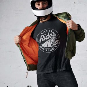 Belgian Rider "Mets la sauce" - T-shirt bio