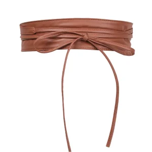 Ceinture à nouer large et souple, modèle Isabel