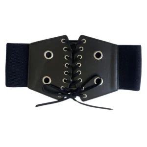 Ceinture corset à lacets avec œillets, modèle Millie