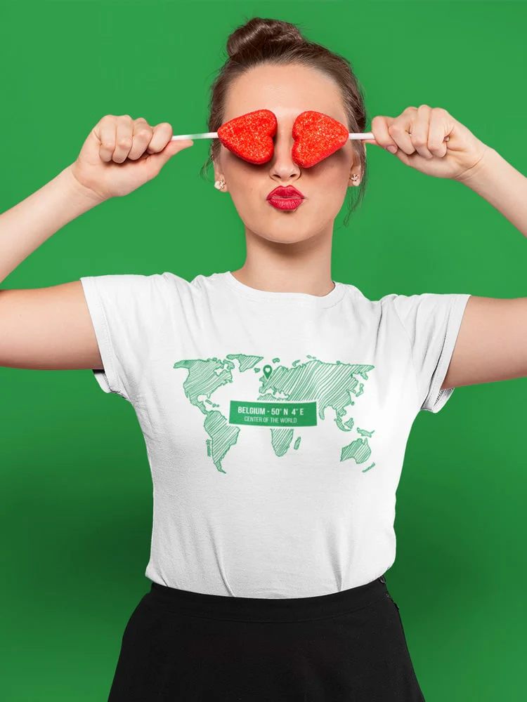 Belgium - Center of the world - T-shirt bio – Image 3