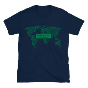 Belgium - Center of the world - T-shirt bio